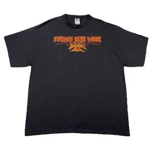Vintage Sturgis Bike Week 2006 Hog T-Shirt Black‎ Men's XL